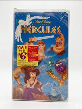 FACTORY SEALED! Disney Hercules VHS 1997 Masterpiece Collection New Unopened